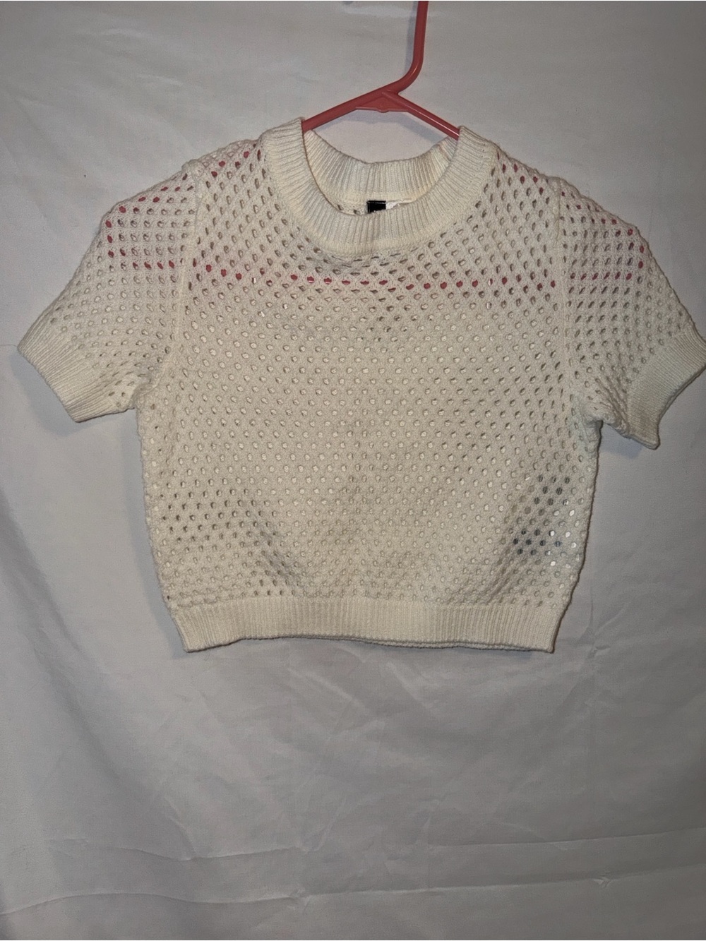 Divided HOLE-KNIT TOP - Picture 5 of 5
